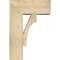 Ekena Millwork Westlake Block Rough Sawn Bracket w/ Offset Brace, Douglas Fir, 8"W x 18"D x 26"H BKT0806X18X26WTL05RDF - alternate 4